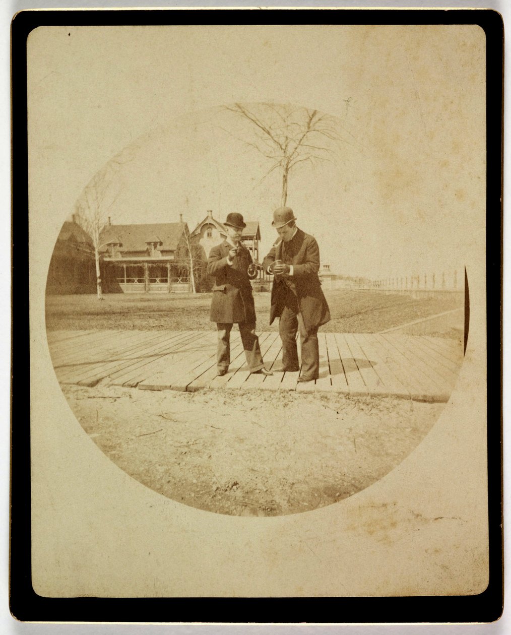 Deux hommes sur une promenade - Unbekannt