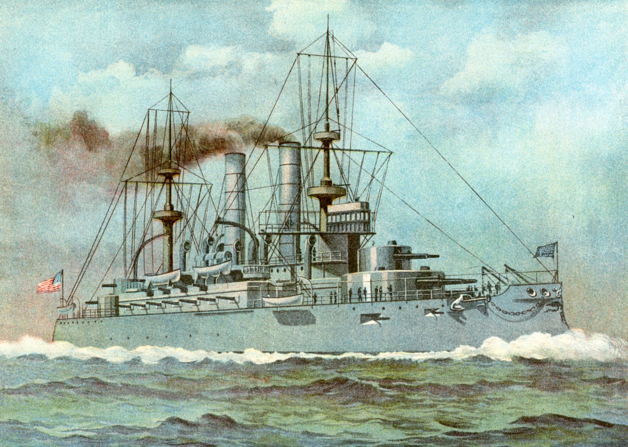 USS Kearsarge, cuirassé américain, 1898 - Unbekannt
