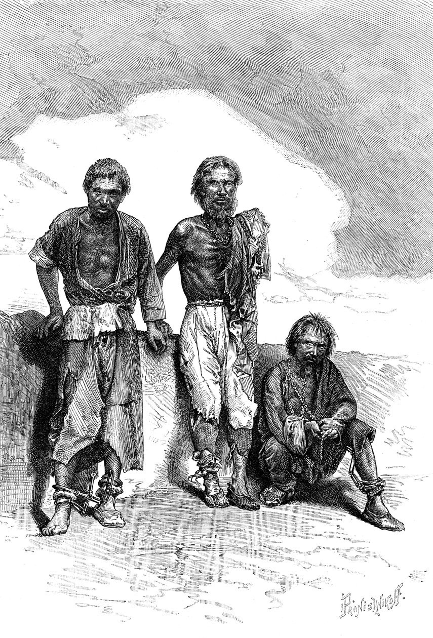 Forçats vagabonds, Chine, vers 1890 - Unbekannt