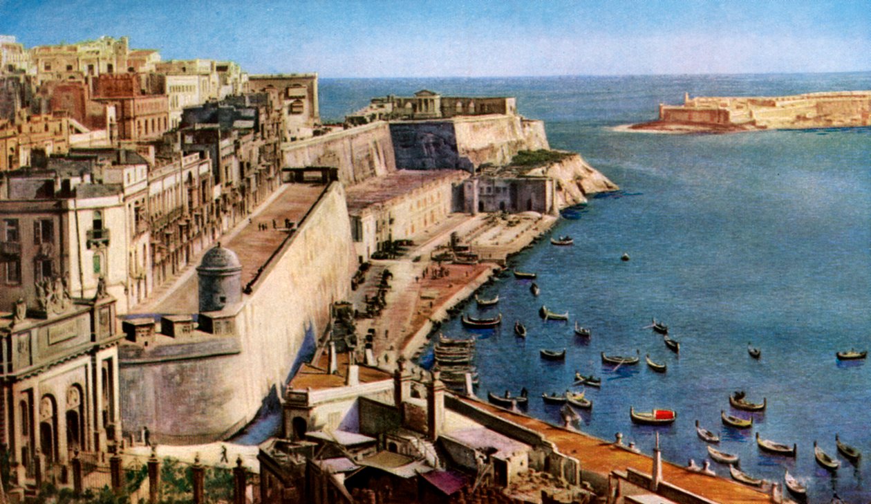 La Valette, Malte, vers 1930 - Unbekannt