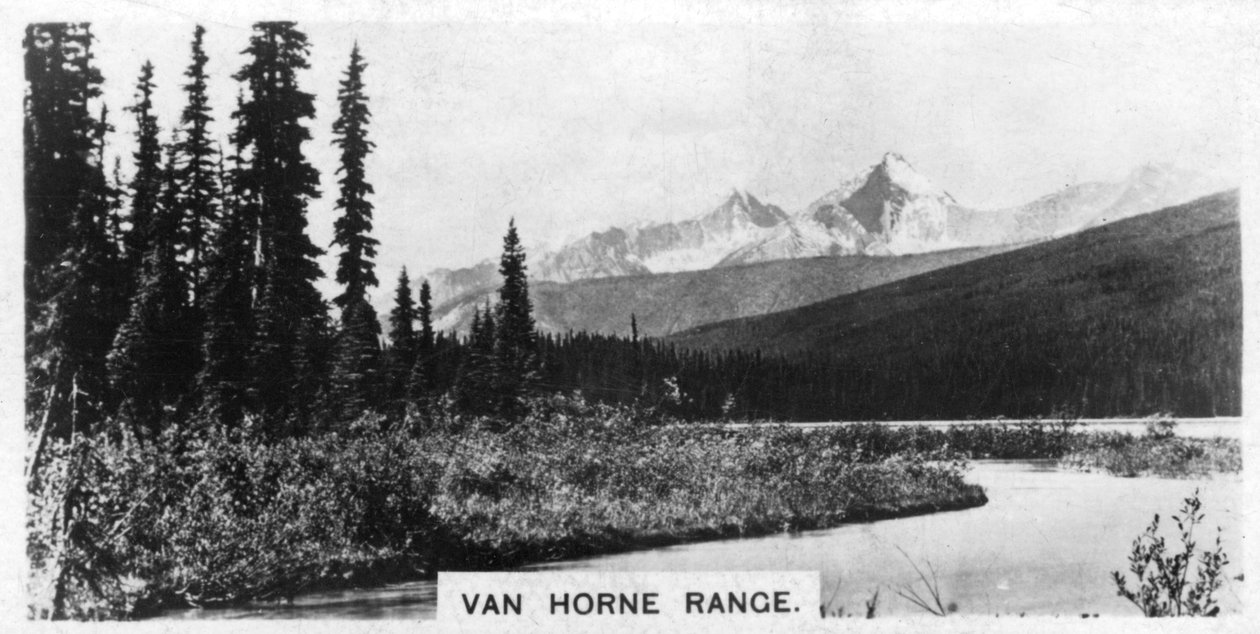Chaîne Van Horne, Rocheuses canadiennes, vers 1920 - Unbekannt