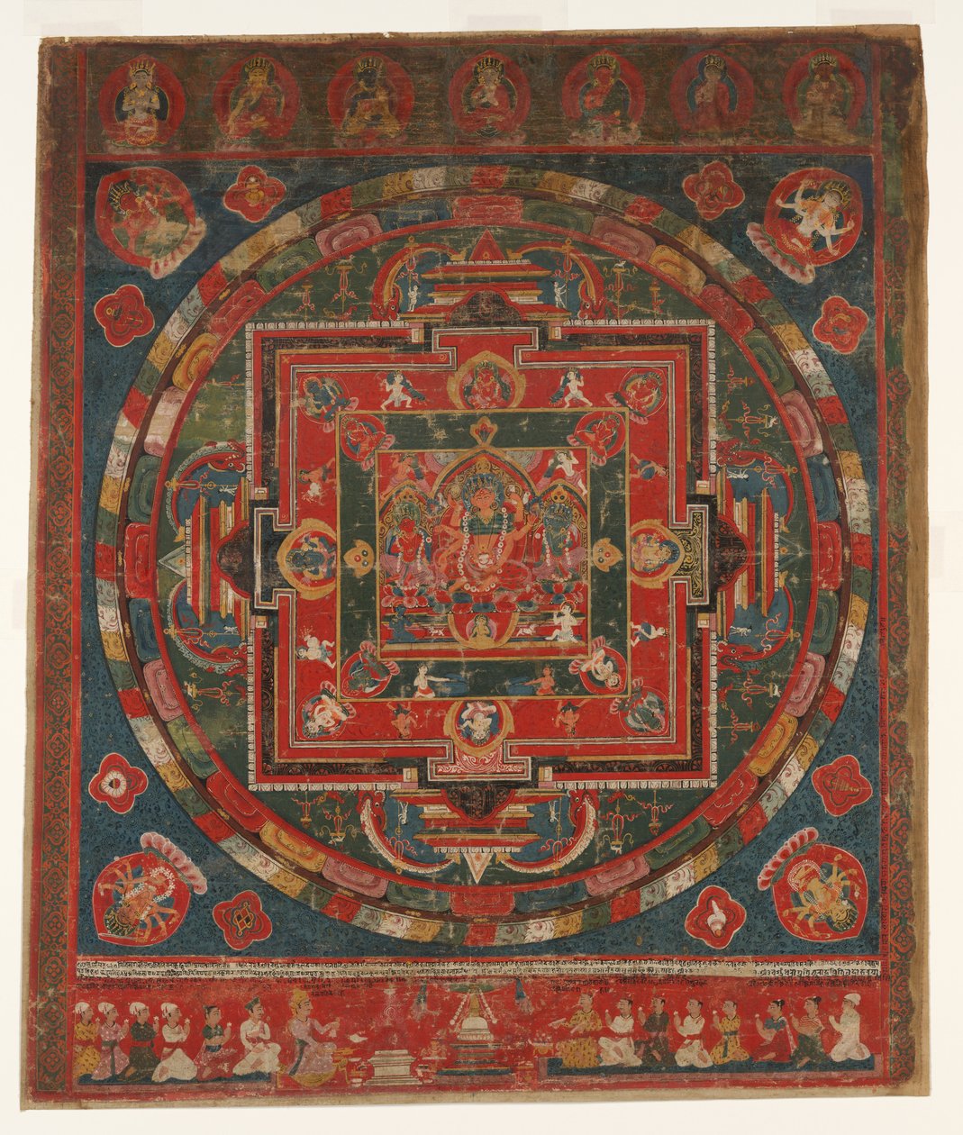 Vasudhara Mandala, daté de 1777 Samvat 897 - Unbekannt