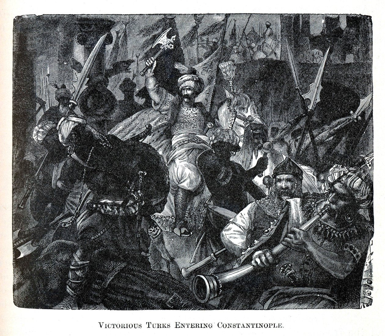 Les Turcs victorieux entrant à Constantinople, 1882 - Unbekannt