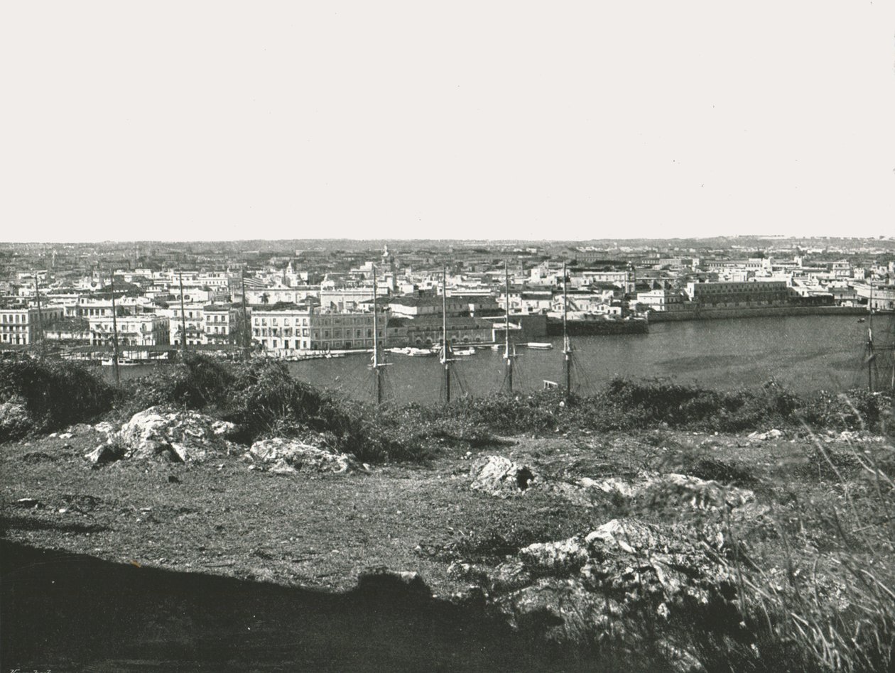 Vue à travers la baie, La Havane, Cuba, 1895 - Unbekannt