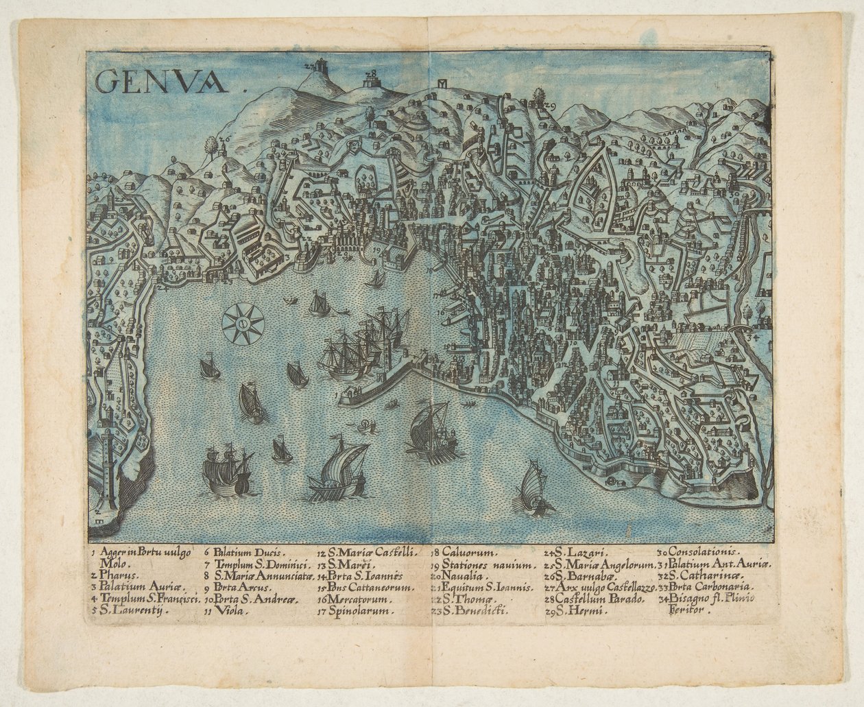 Vue de Gênes - Unbekannt