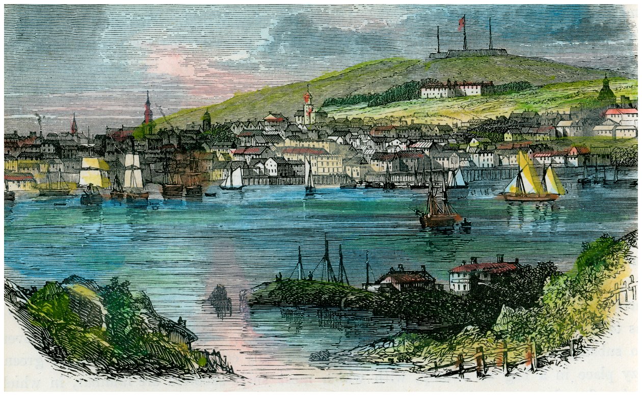 Vue de Halifax, Nouvelle-Écosse, vers 1870 - Unbekannt