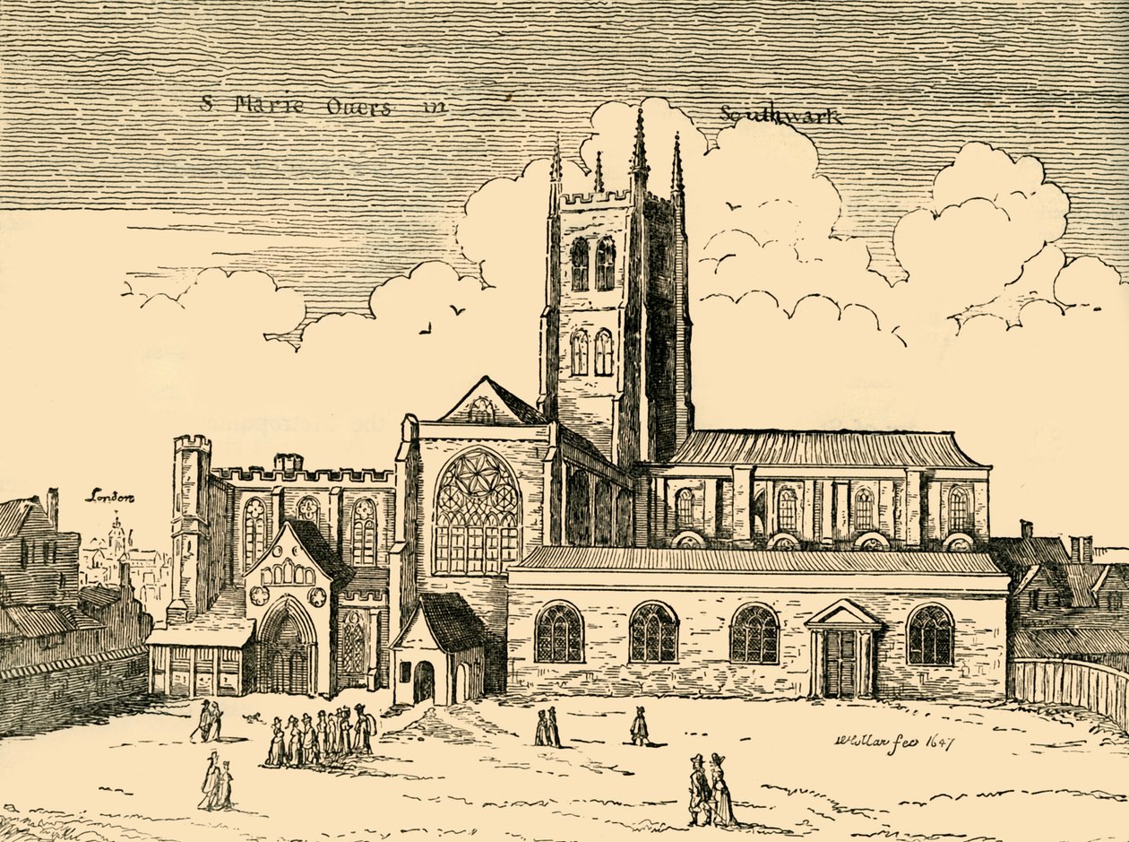 Vue de St. Mary Overy, vers 1878 - Unbekannt