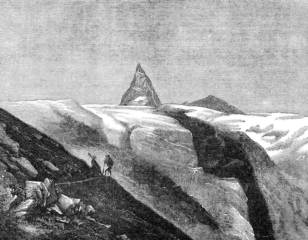 Vue du Cervin, fin du XIXe siècle - Unbekannt