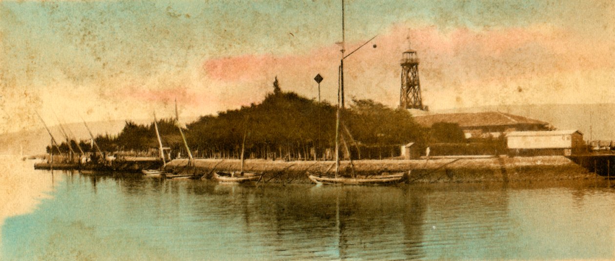 Vue du port Tewfiek, vers 1918-1939 - Unbekannt