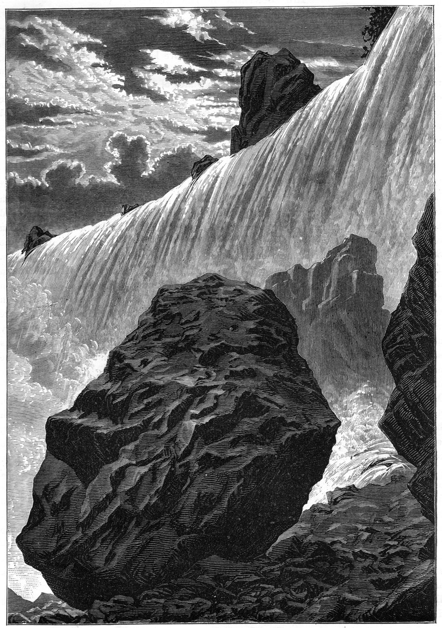 Vue des chutes du Niagara, 1877 - Unbekannt