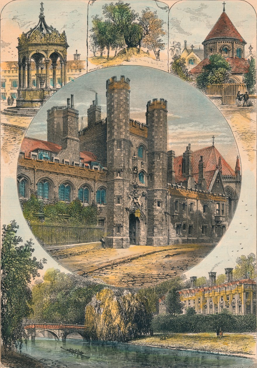 Vues dans et autour de Cambridge, vers 1890 - Unbekannt