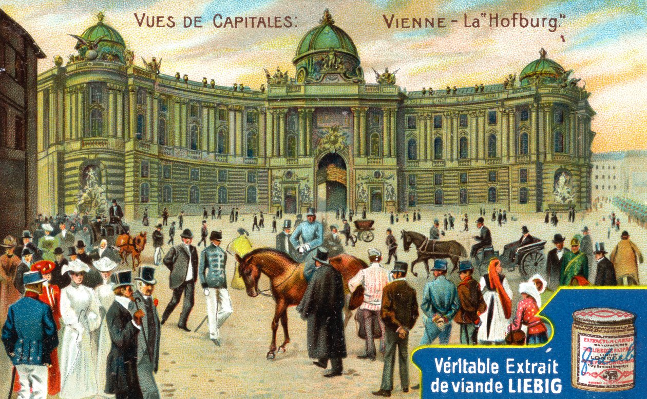 Vues des capitales : Le Hofburg, Vienne, vers 1900 - Unbekannt