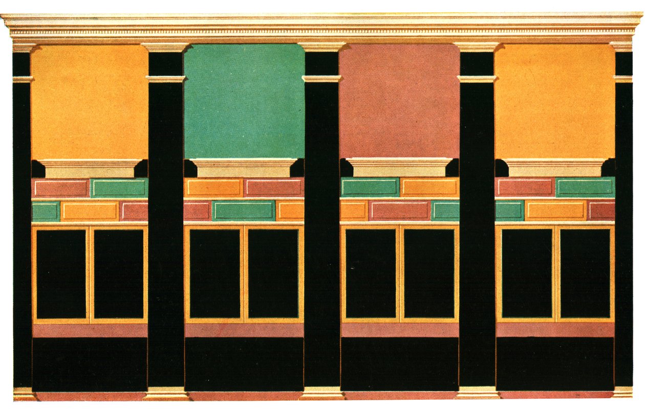 Décoration murale, Pompéi, Italie, 1928 - Unbekannt