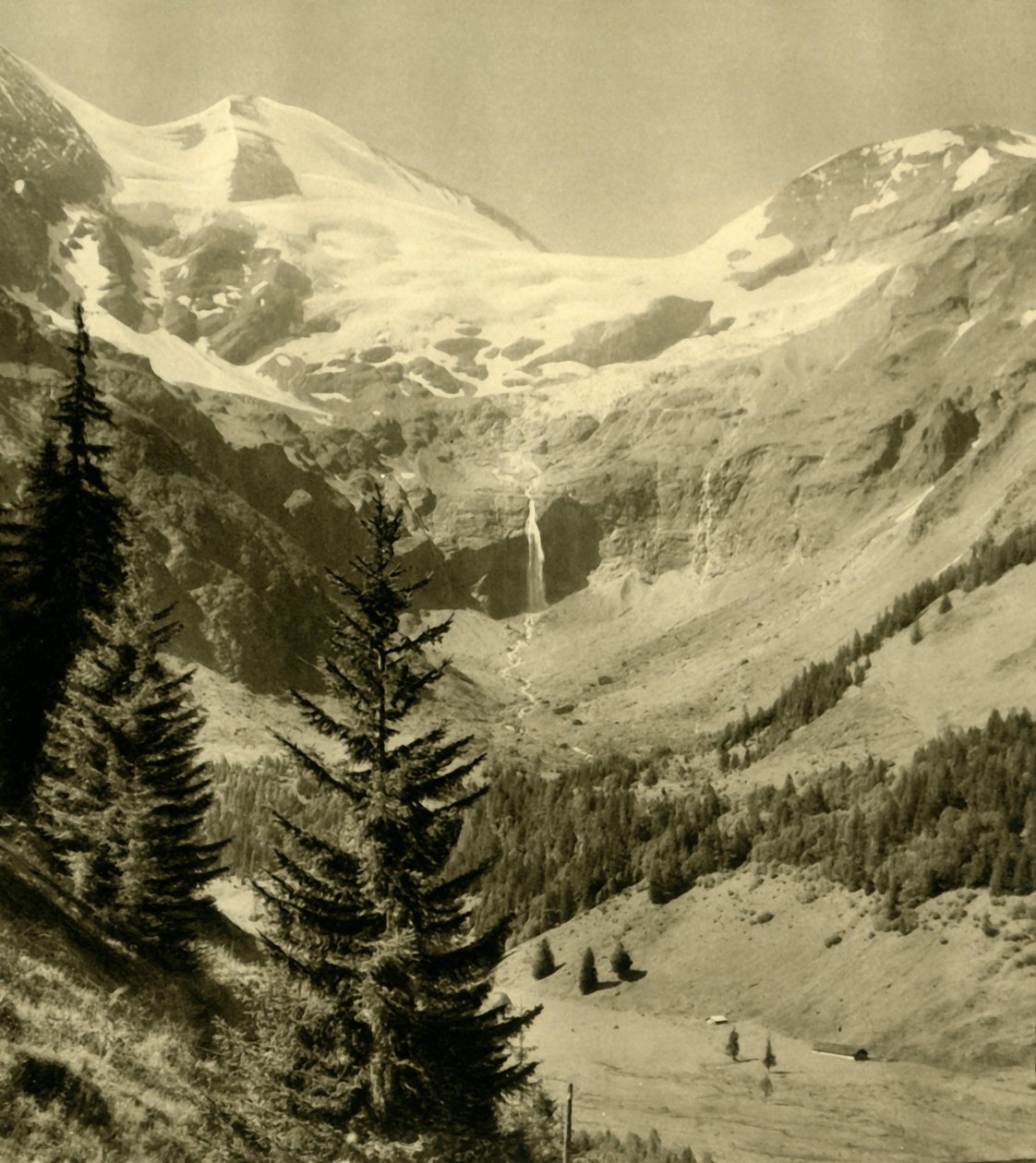 Cascade à Käfertal à Ferleiten, Autriche, vers 1935 - Unbekannt