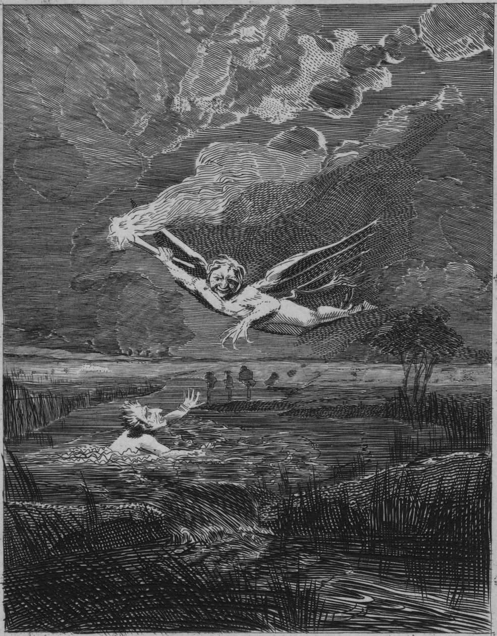 Feu follet, 19e siècle - Unbekannt