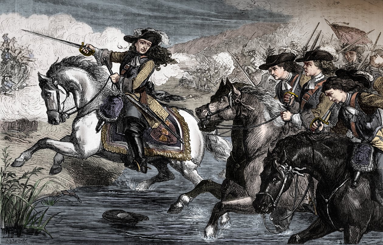 Guillaume III à la Boyne, 1690, vers 1880 - Unbekannt