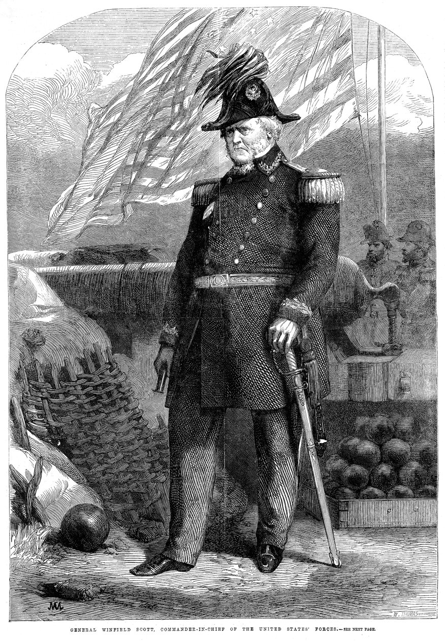 Winfield Scott, soldat américain, 1861 - Unbekannt