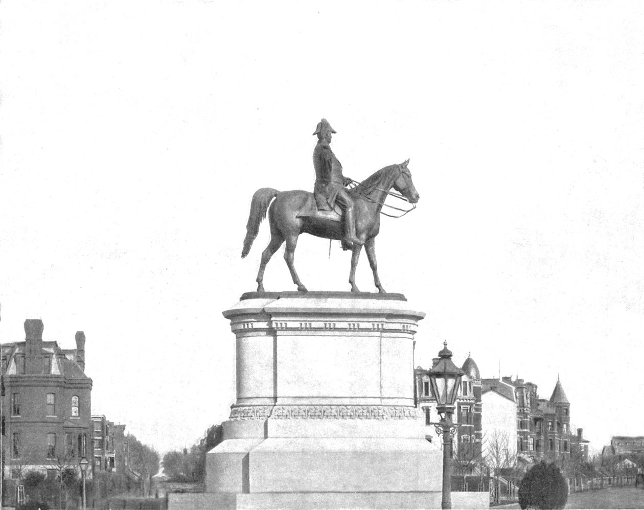 Statue de Winfield Scott, Washington DC, États-Unis, vers 1900 - Unbekannt