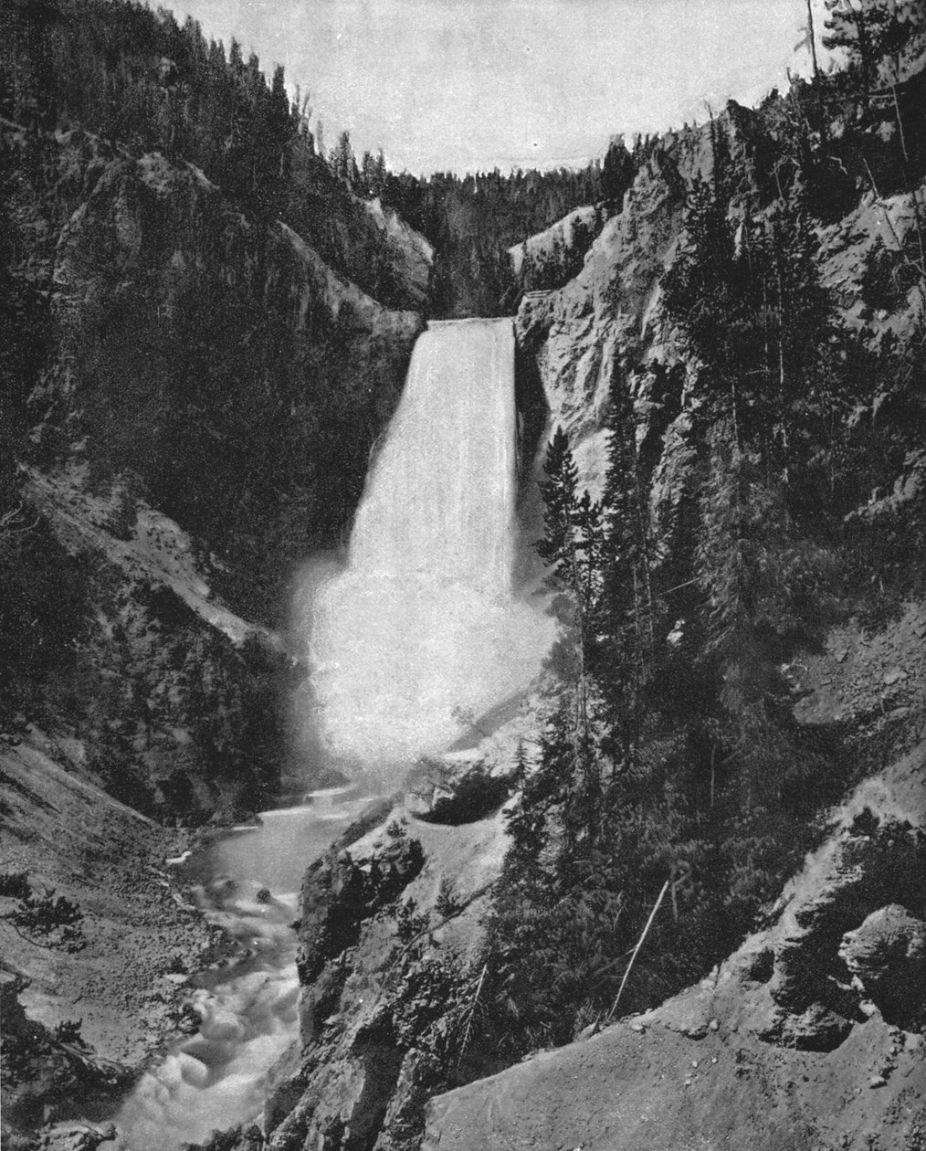 Chutes de Yellowstone, Wyoming, USA - Unbekannt