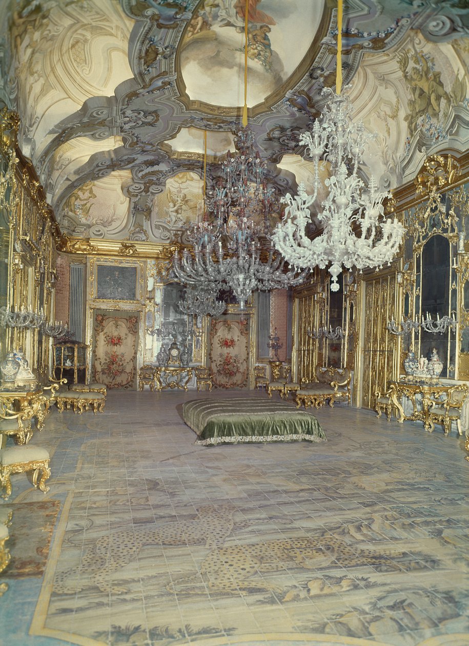Salon du Palazzo Gangi, Palerme, construit vers 1650 - Unbekannt Unbekannt
