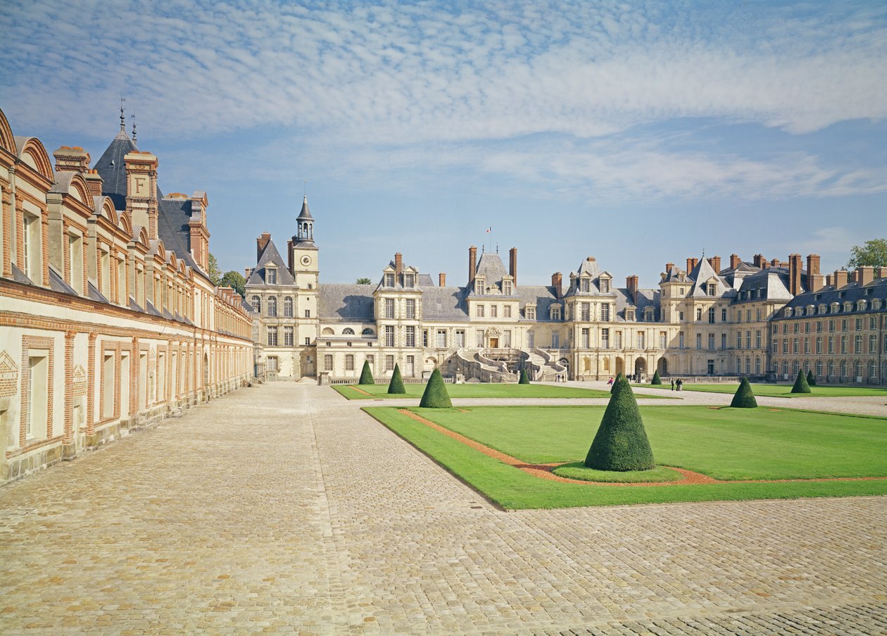 Cour de la Cheval Blanc, Palais de Fontainebleau - Unbekannt Unbekannt