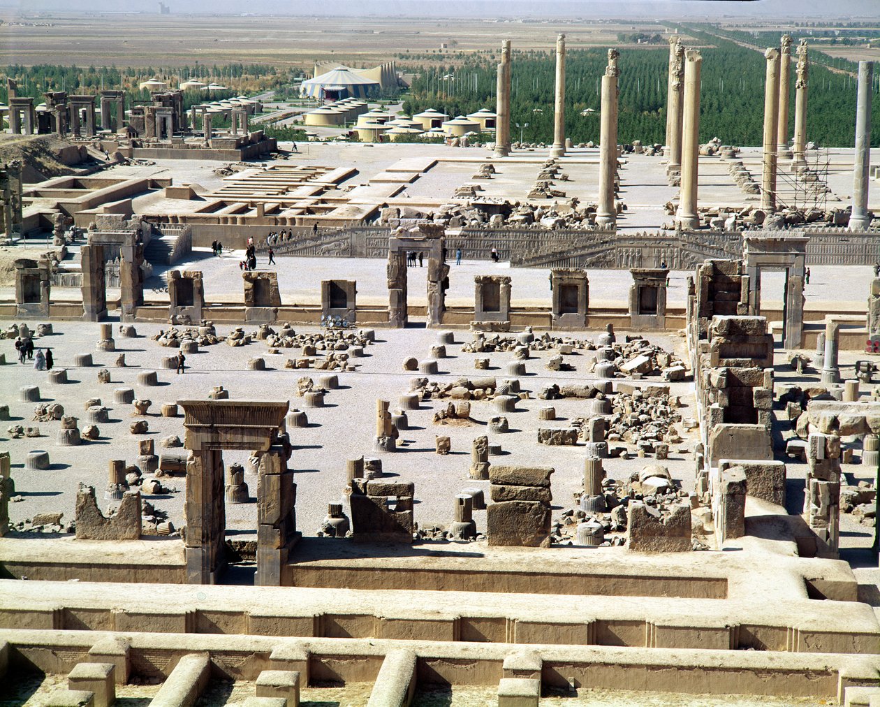 Vue générale du palais, période achéménide, VIe-Ve siècle av. J.-C. - Unbekannt Unbekannt