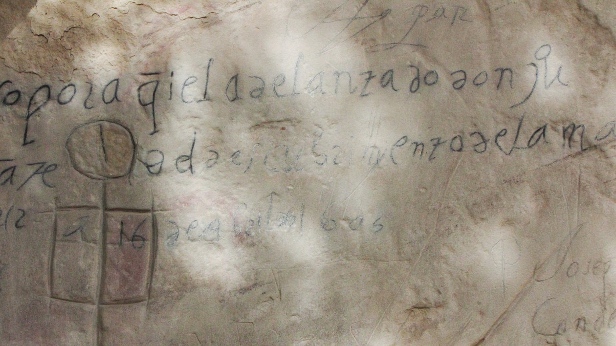 Inscriptions sur le flanc de la falaise, Don Juan de Onate, Monument national El Morro, Nouveau-Mexique, 1605 - Unbekannt Unbekannt
