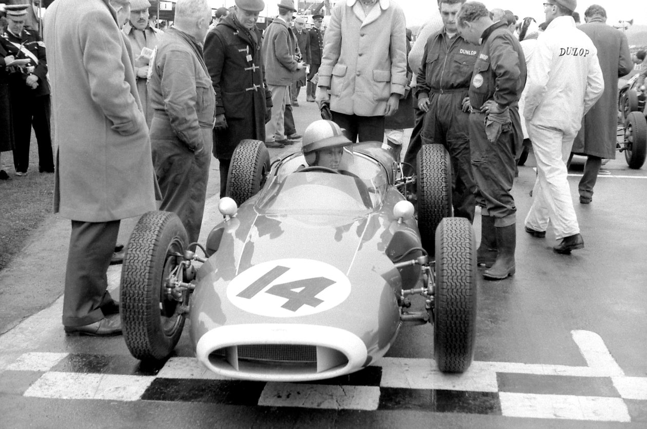 Bruce McLaren dans la Cooper de Tommy Atkins sur la grille, 1961 - Unbekannt Unbekannt