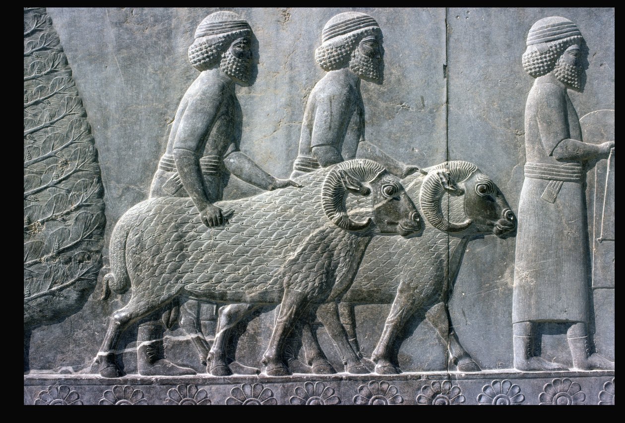 Détail de la frise en relief sur l