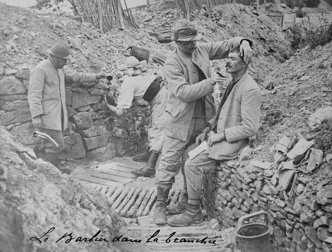 Barbier de tranchée français, 1915-18 - Unbekannt Unbekannt
