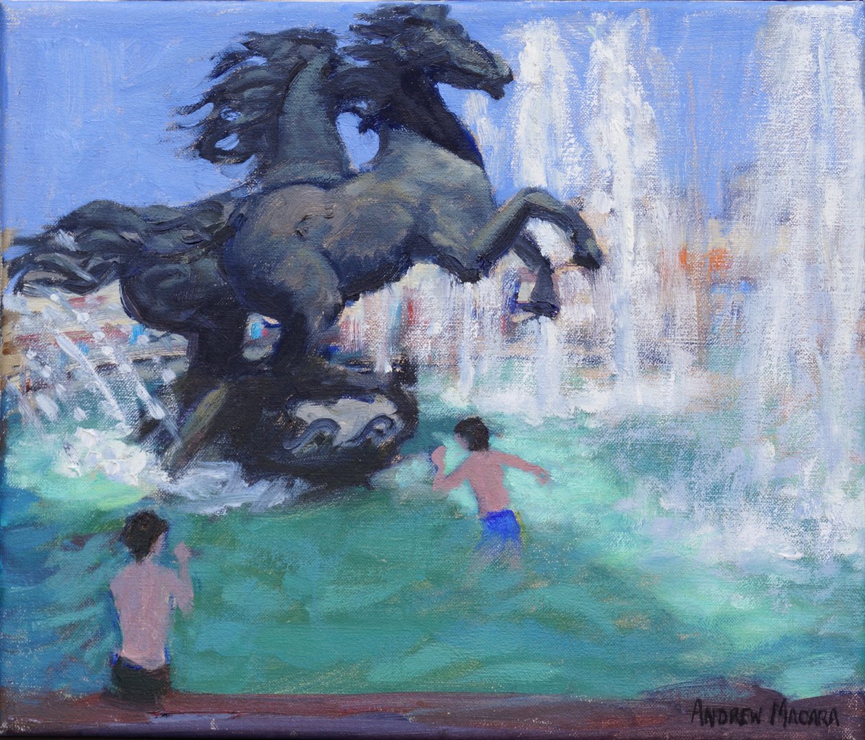 Sculptures de chevaux, Place Manezhnaya, Moscou, 2016 - Unbekannt Unbekannt