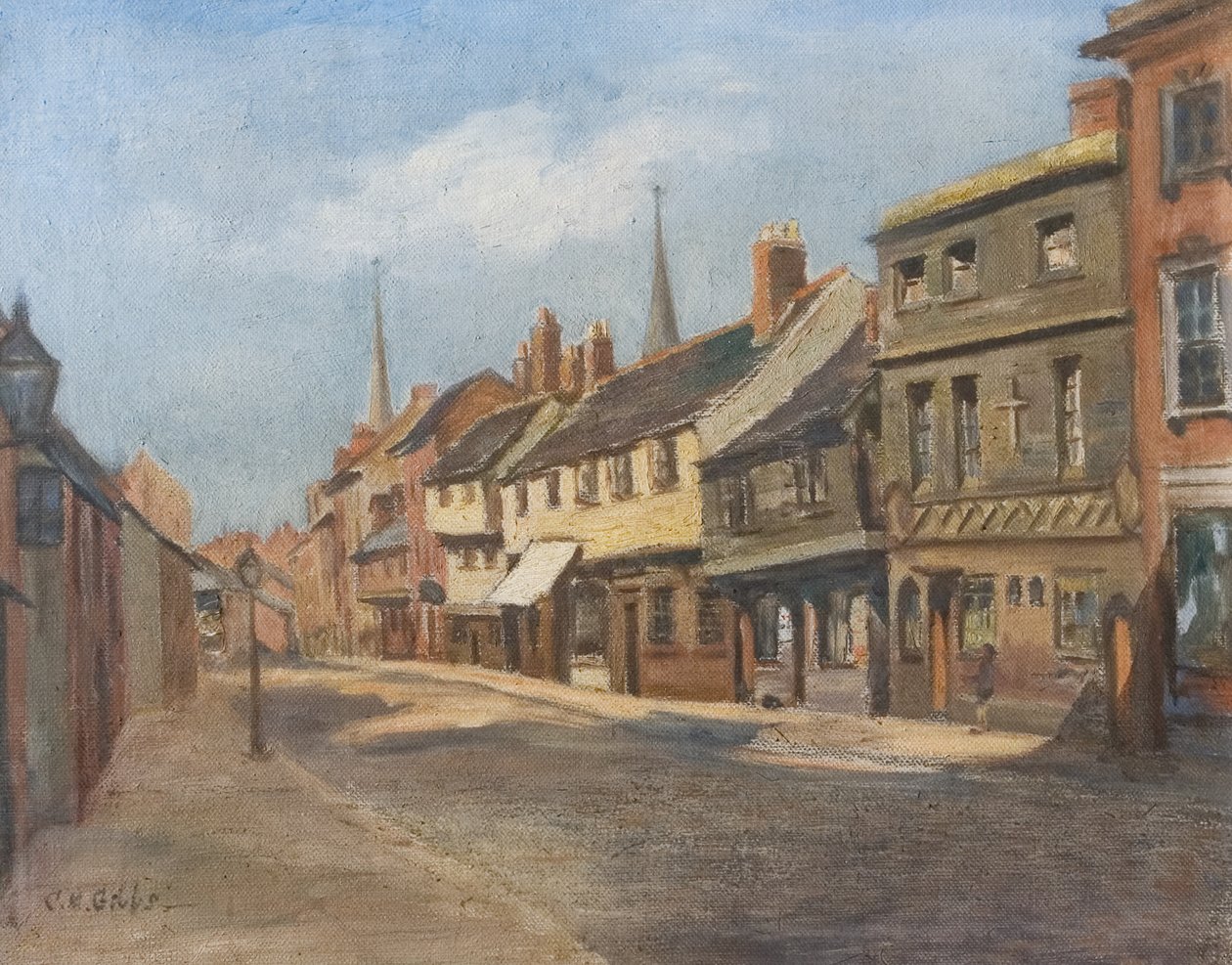 Little Park Street, Coventry, montrant la première église catholique, fin 19e-20e siècle - Unbekannt Unbekannt