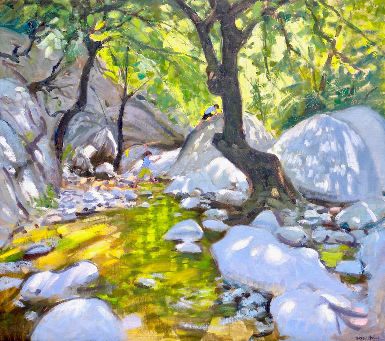 Ruisseau de montagne, Lefkas, Grèce, 2009 - Unbekannt Unbekannt