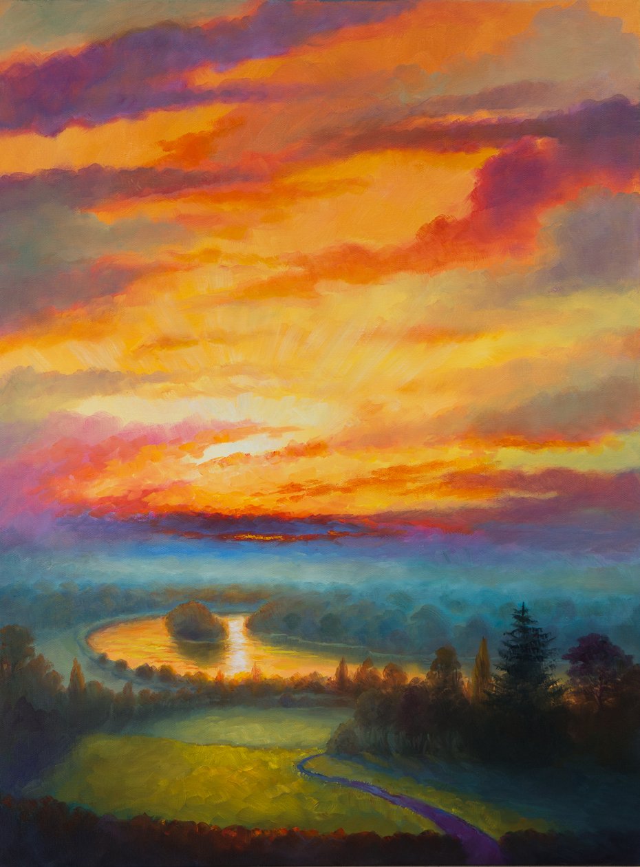 Ciel arc-en-ciel à Petersham Meadow, 2017 - Unbekannt Unbekannt