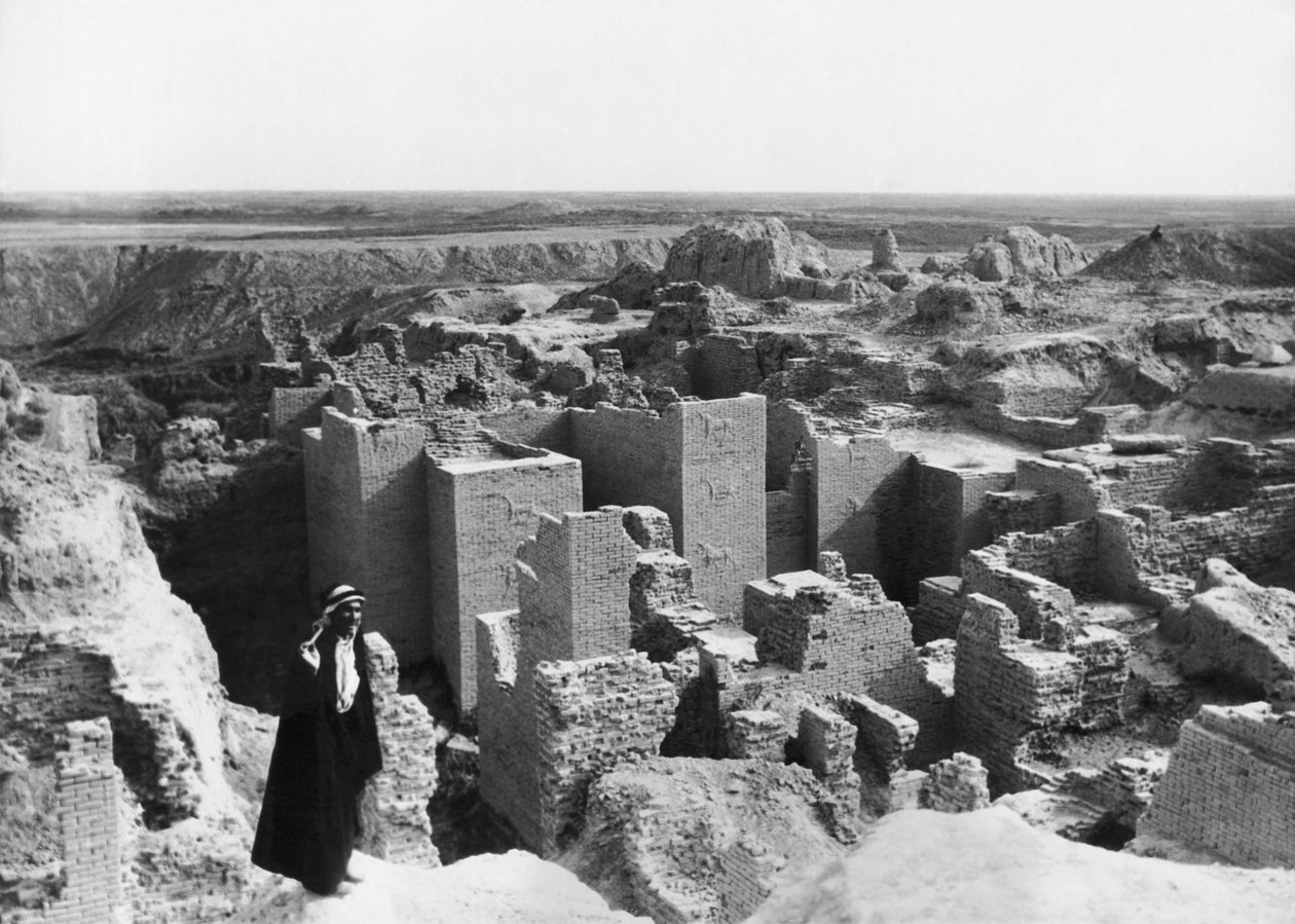 Ruines de Babylone, Babylone, Irak, 25 avril 1932 - Unbekannt Unbekannt