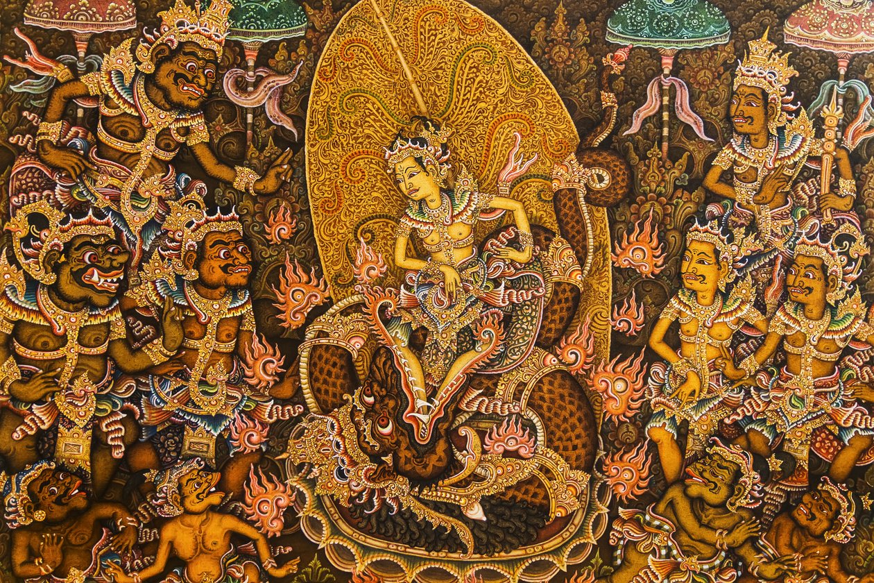 Semara et Ratih, exposé au Musée Puri Lukisan, Ubud, Bali, Indonésie - Unbekannt Unbekannt