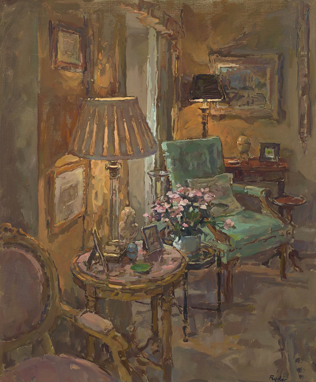 La table en marbre rose - Unbekannt Unbekannt