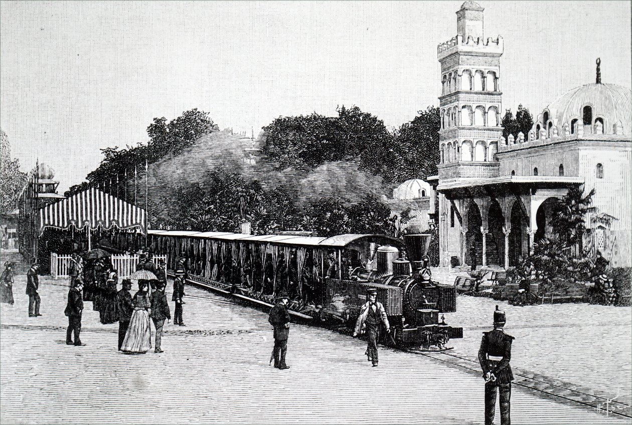 Une locomotive Decauville. - Unbekannt