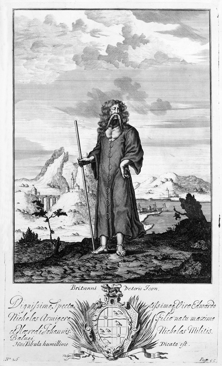 Un druide (gravure) - Unbekannt