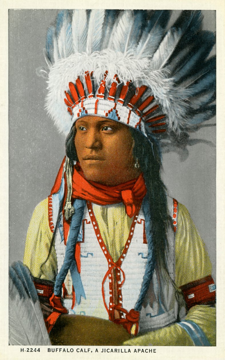 Un Apache Jicarilla américain - Unbekannter Künstler
