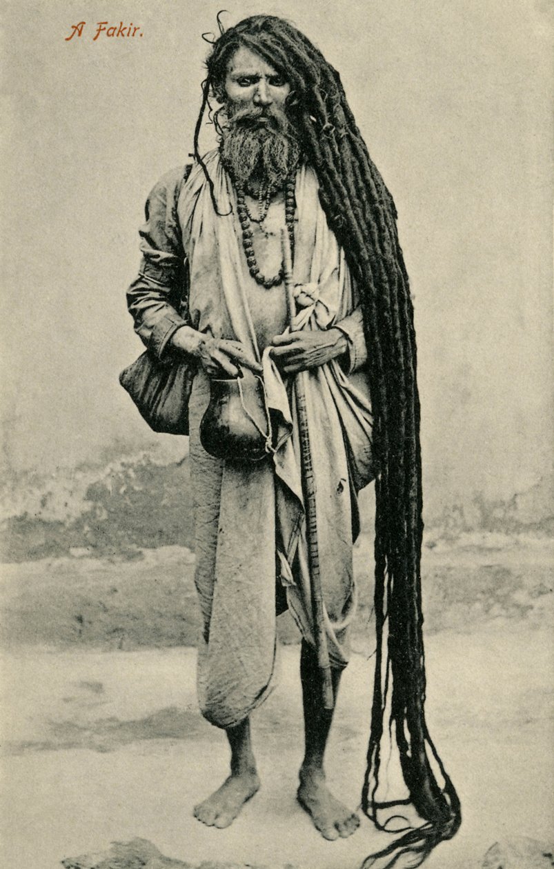 Un fakir musulman, Inde - Unbekannter Künstler