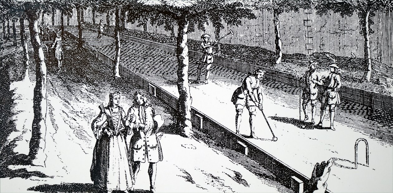 Une partie de croquet à Pall-Mall - Unbekannt