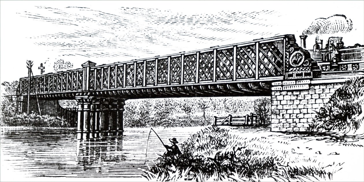 Un pont à treillis - Unbekannt
