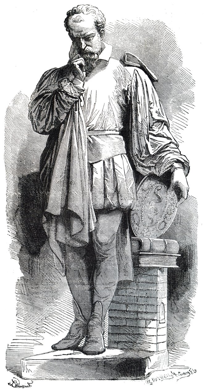Une statue de Bernard Palissy - Unbekannt