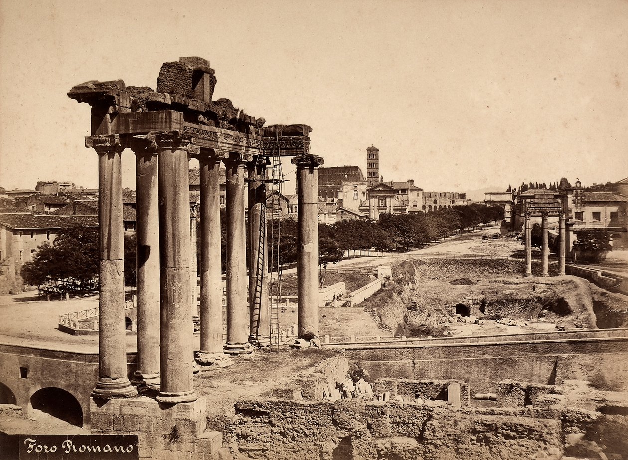 Vue du Forum Romain - Unbekannter Künstler