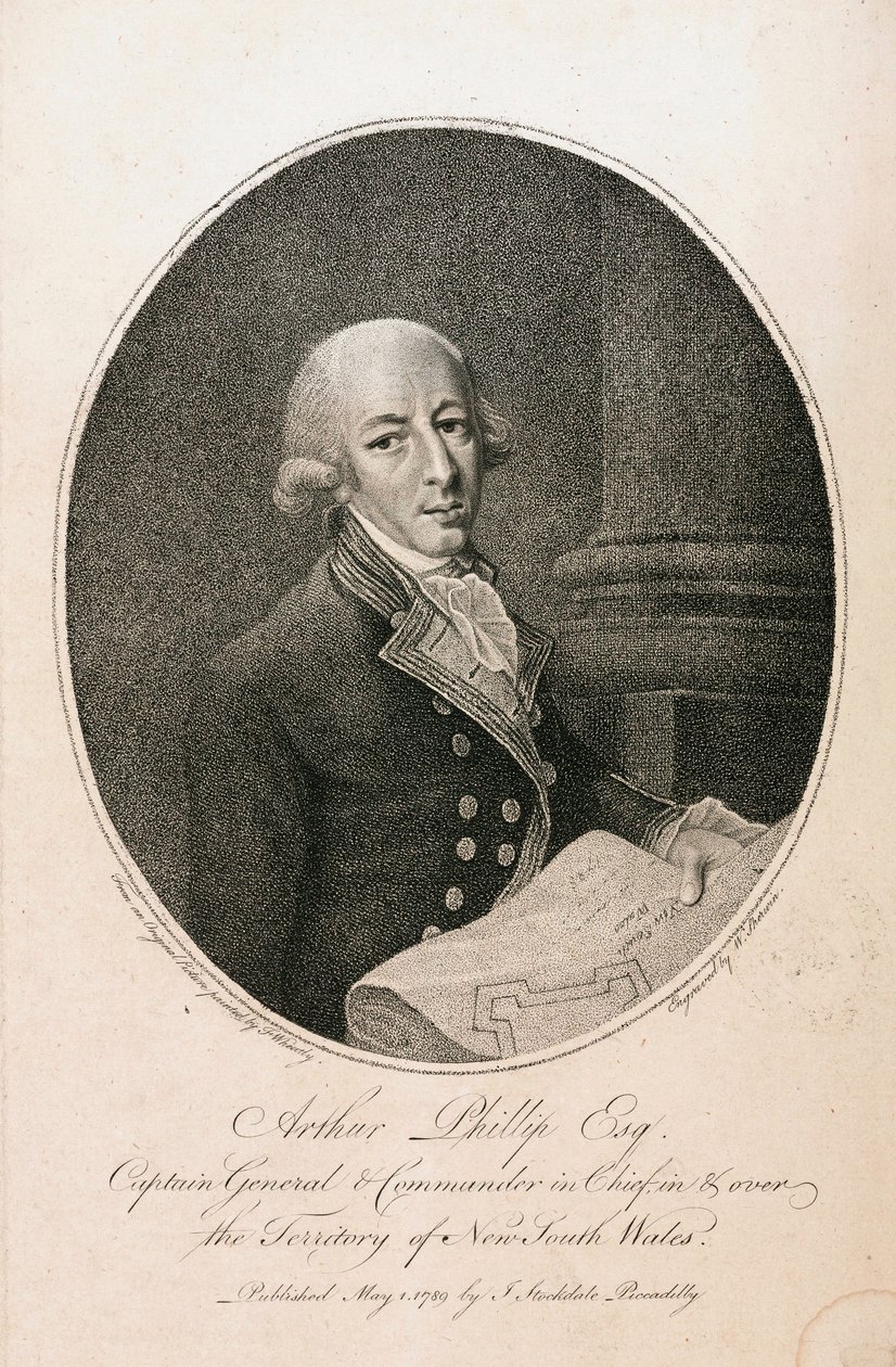 Arthur Phillip, commandant naval britannique, vers 1789 - Unbekannt