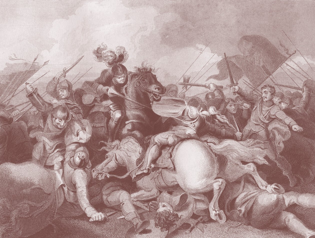 Bataille de Bosworth Field - Unbekannter Künstler