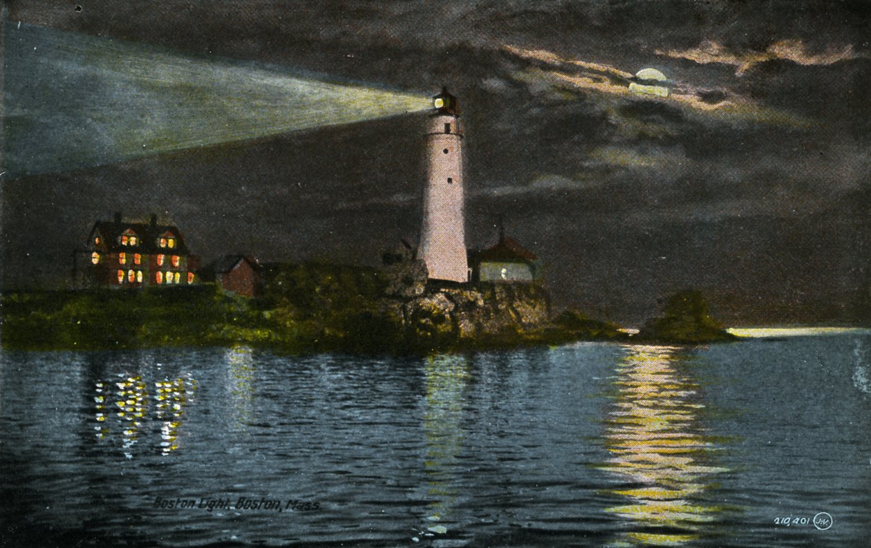Boston : Phare de Boston - Unbekannter Künstler