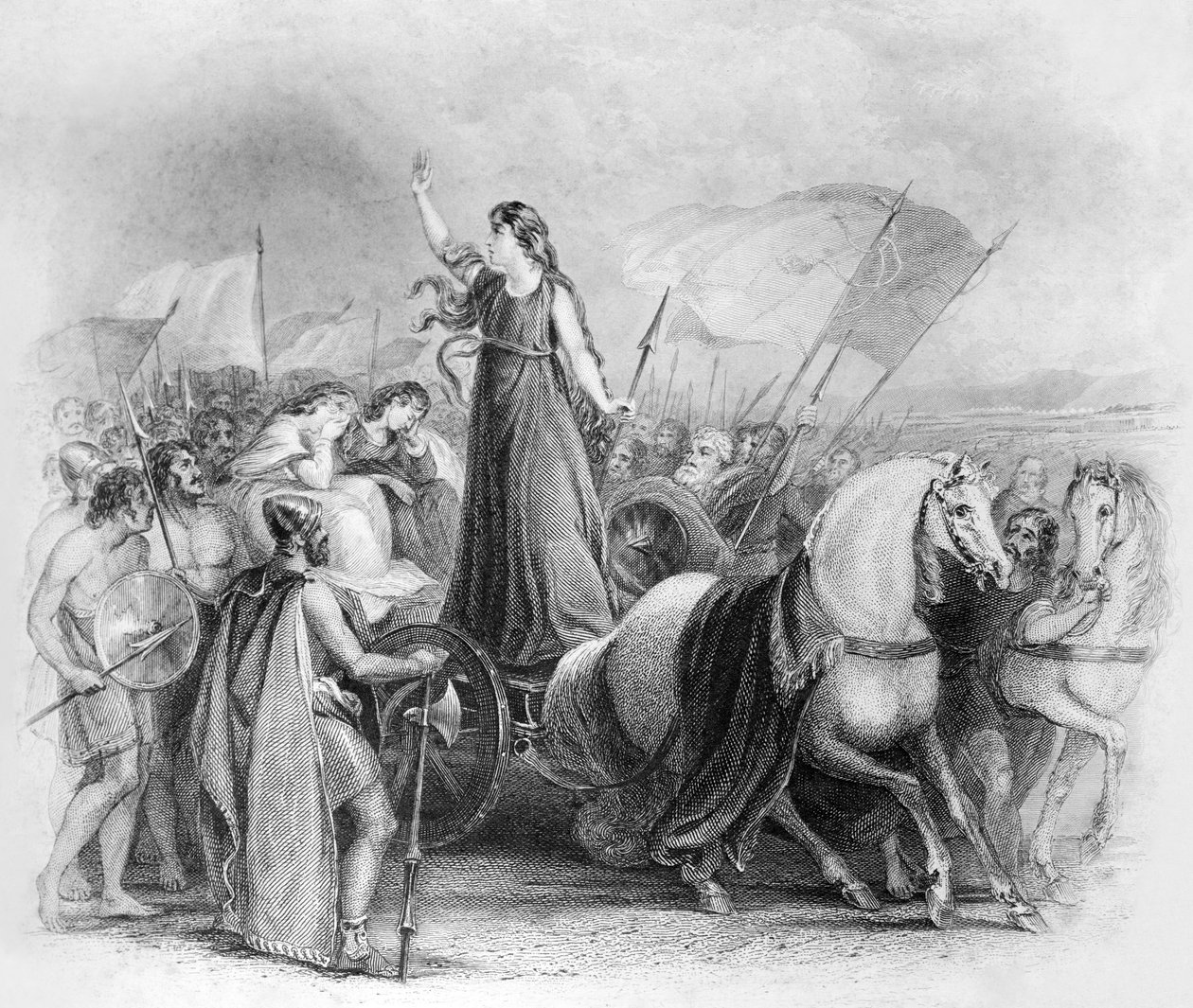 Boudica / Boadicée - Unbekannter Künstler