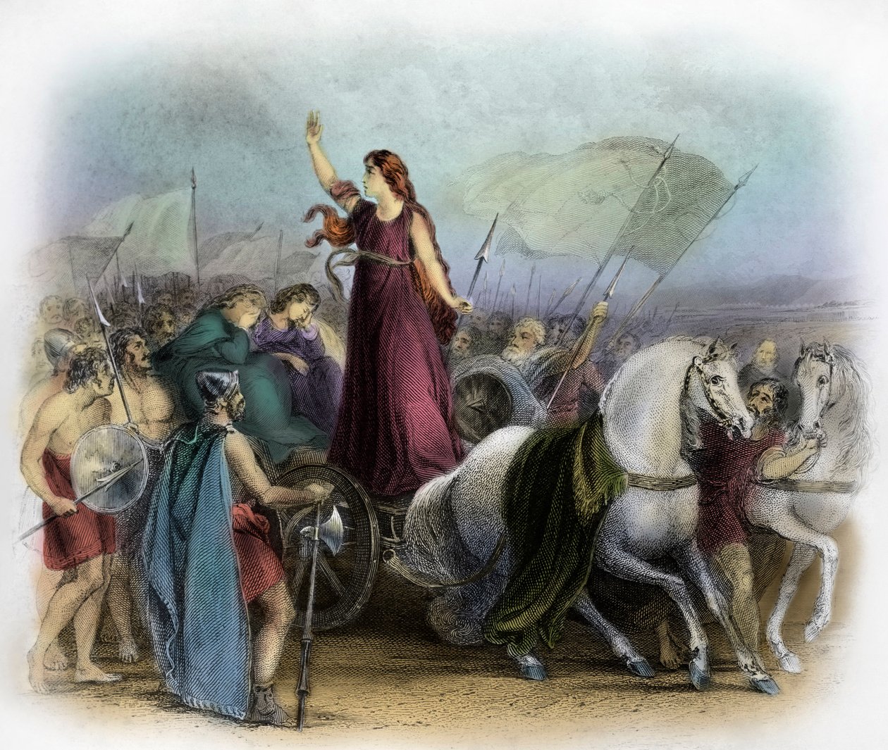 Boudica / Boadicée - Unbekannter Künstler